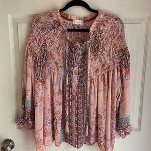 Altar’d State flowy boho style blouse size Large